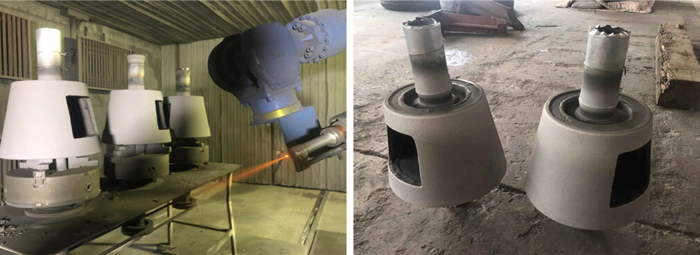 電機轉子磨損熱噴塗修複 電機轉子磨損熱噴塗修複