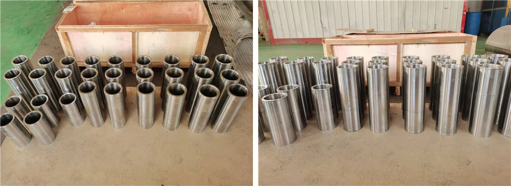 東營某公司石油工件套筒表麵超音速噴塗碳化鎢塗層 東營某公司石油工件套筒表麵超音速噴塗碳化鎢塗層