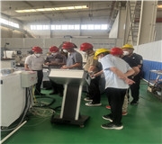 美國商人訪問濟南天盟熱噴塗公司進行交流